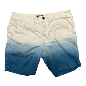 Men's Arizona Jeans Blue Ombre Shorts Sz 36 Pre-loved